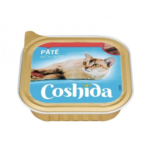 Premium cat pate with beef "Coshida", 100 g