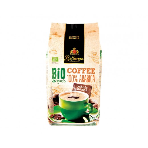 BIO Organic whole beans coffee "Bellarom", 1 kg