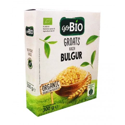 BIO Organic bulgur wheat grains "goBIO", 300 g