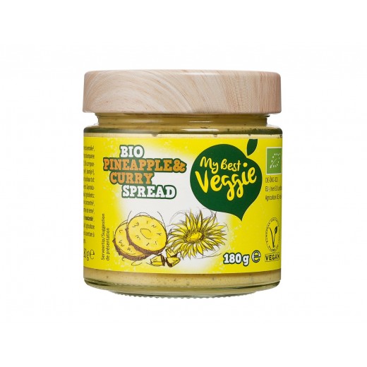BIO organic pineapple & curry spread "My best veggie", 180 g