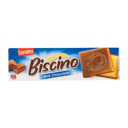 Biscuits with milk chocolate “Sondey”, 125 g
