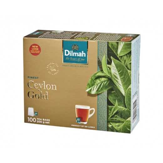 Black tea "Dilmah" Ceylon Gold, 100 pcs