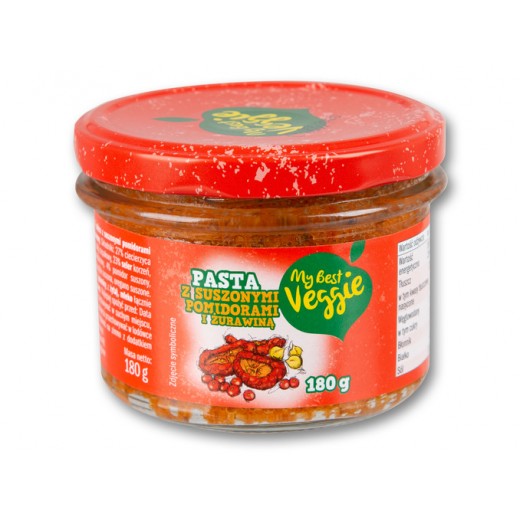 Chickpeas paste with dried tomatoes & cranberry "my best veggie", 180 g