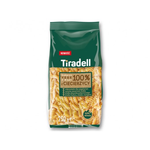 Vegetable pasta made from chickpeas flour "Tiradell", 250 g