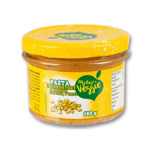 Corn paste with dried peppers & chilli "my best veggie", 180 g