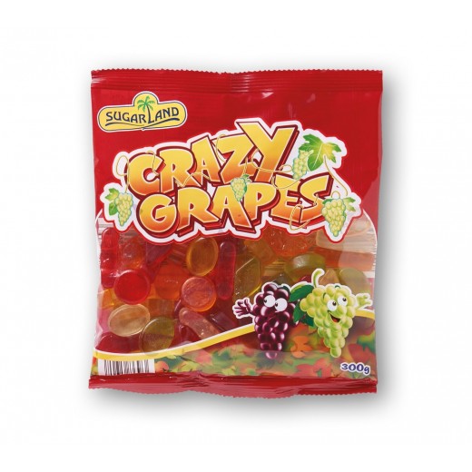 Crazy Grapes gummies "Sugarland", 300 g