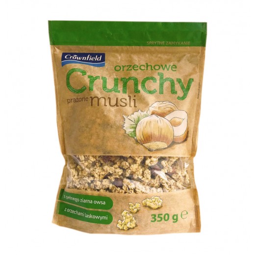 Crunchy muesli with hazelnuts "Crownfield", 350 g
