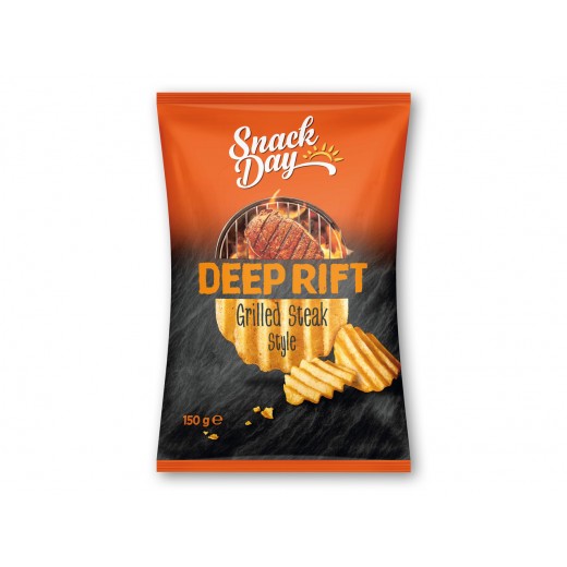Deep rift potato chips "Snack day" grilled steak style, 150 g
