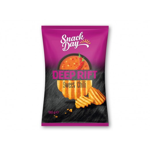 Deep rift potato chips "Snack day" sweet chili, 150 g