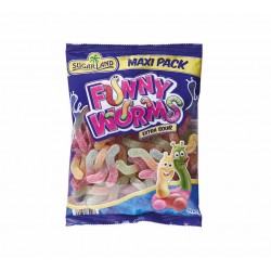Funny worms sour gummies "Sugarland", 400 g