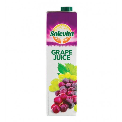 100% grape juice "Solevita", 1L