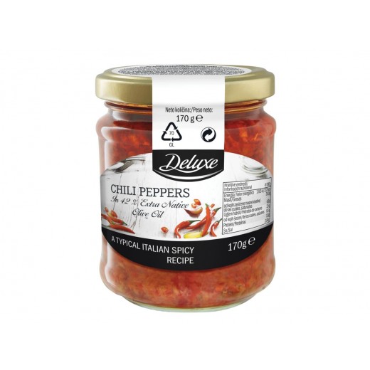 Ground chili peppers in olive oil “Deluxe”, 170 g