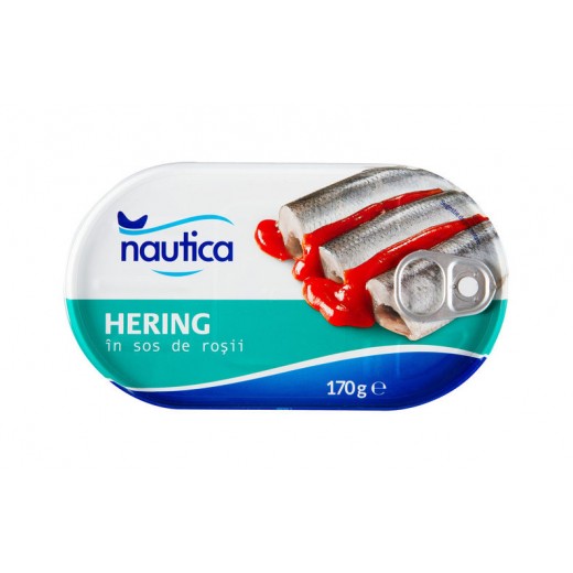 Herring in tomato sauce "Nautica", 170 g