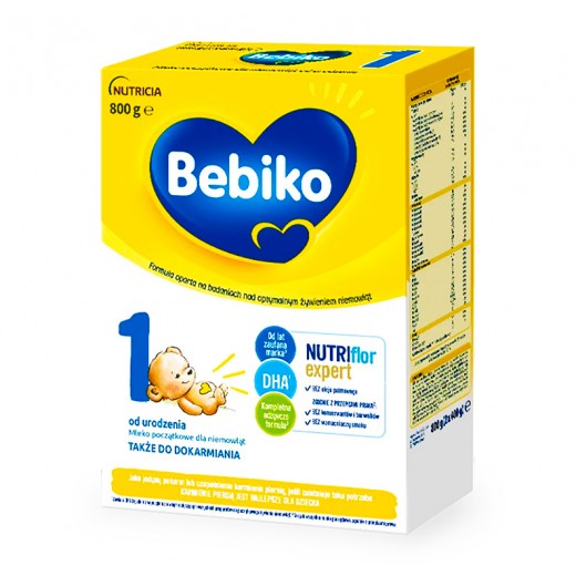 Baby milk Bebiko 1 Nutriflor expert, 800 g
