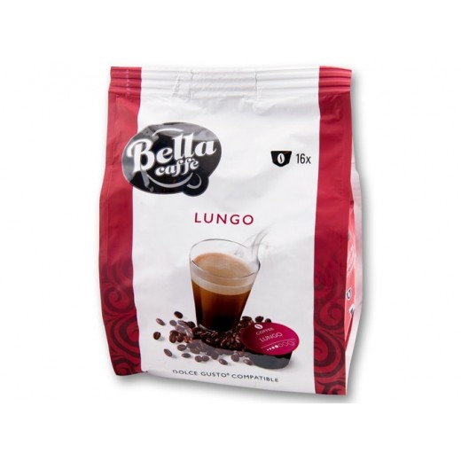 Lungo coffee capsules "Bella Caffe", 16 pcs