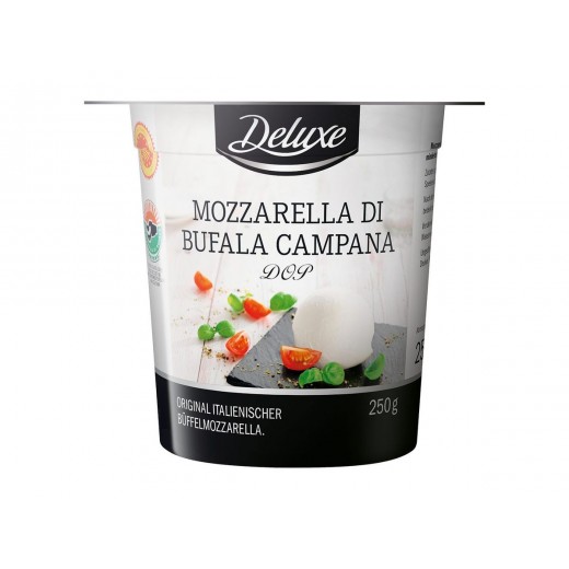 Italian Mediterranean buffalo mozzarella cheese "Deluxe", 250 g