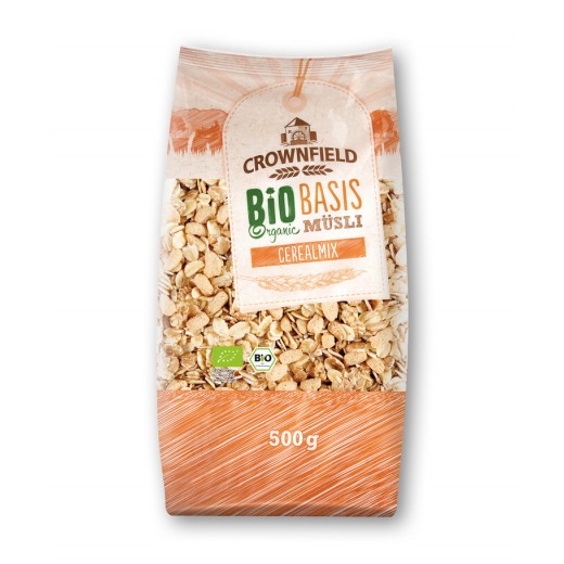 BIO Organic cereals muesli with seeds "Crownfield", 500 g