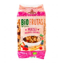 BIO Organic crunchy fruits muesli "Crownfield", 500 g