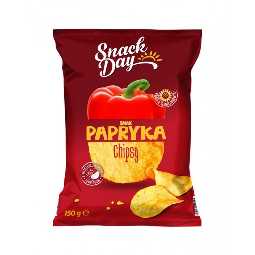 Potato chips "Snack Day" paprika, 150 g