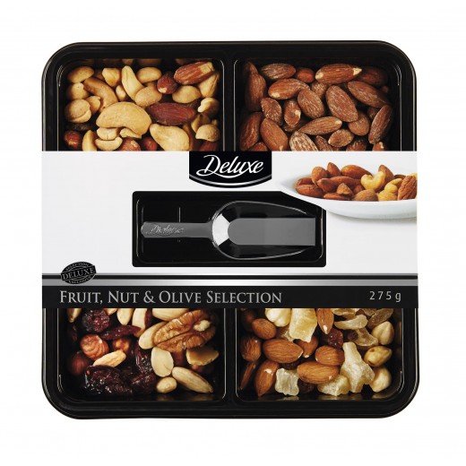 Premium nuts, fruits, olive selection "Deluxe", 275 g
