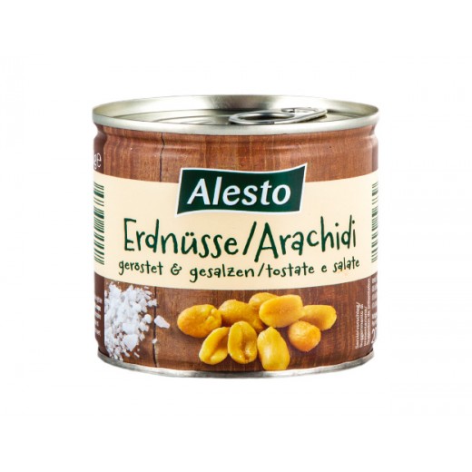 Roasted & salted peanuts in can "Alesto", 150 g