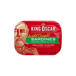 Sardines in olive oil "King Oscar", 106 g