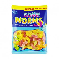 Sour Worms gummies "Sweet Corner", 400 g