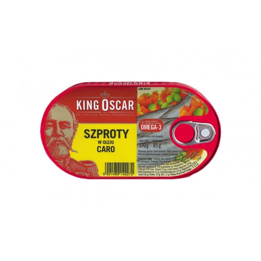 Sprats in vegetable oil "King Oscar", 170 g