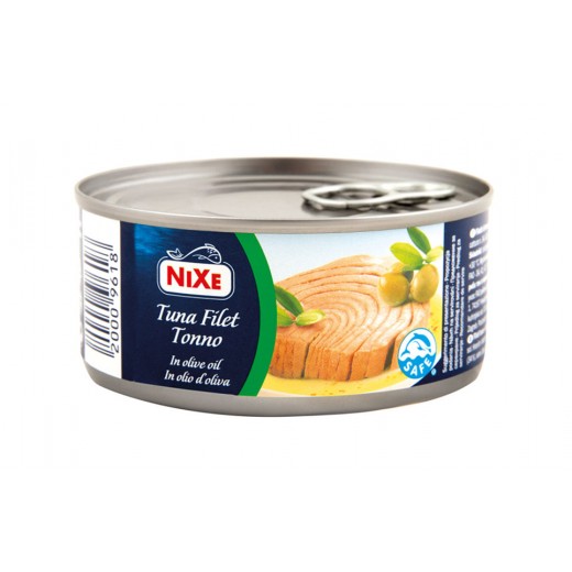 Tuna fillets in olive oil "Nixe", 160 g