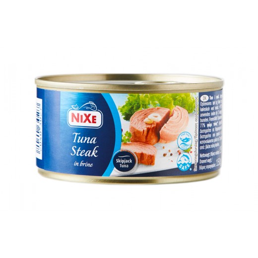 Tuna steak in brine "Nixe", 195 g