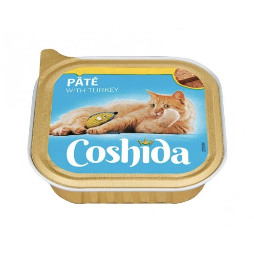 Premium cat pate with turkey "Coshida", 100 g