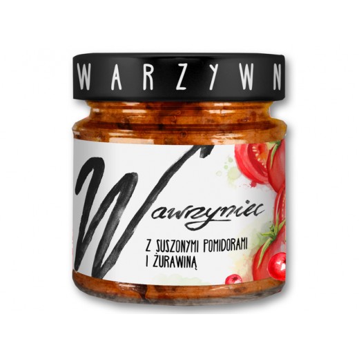 Vegetable paste with dried tomatoes & cranberry "Wawrzyniec", 180 g