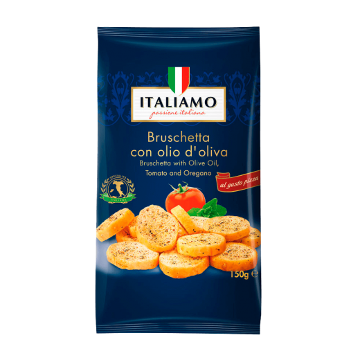 Bruschetta with olive oil, tomato & oregano “Italiamo”, 150 g
