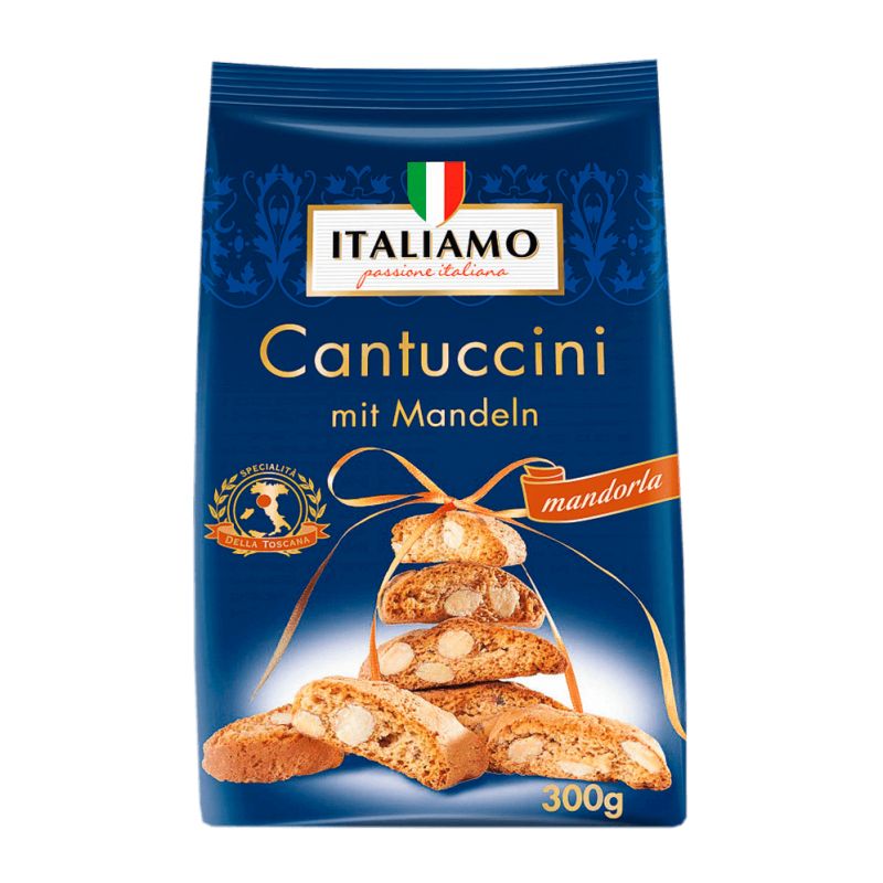 Sweet Italian biscuits with almonds 