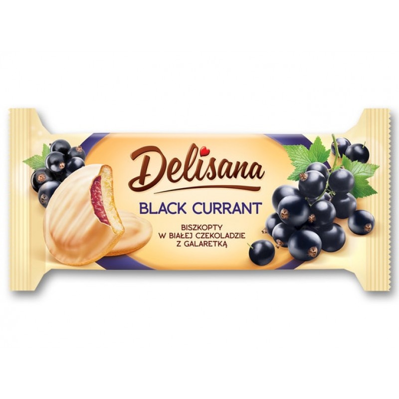 Chocolate Biscuits With Black Currant Jelly Delisana 135 G