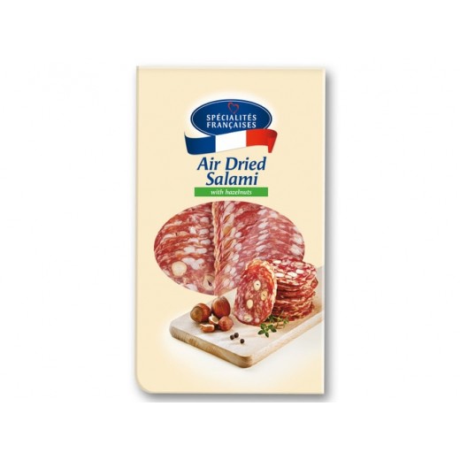 Air dried pork salami slices with hazelnuts “Specialites Francaises”, 120 g
