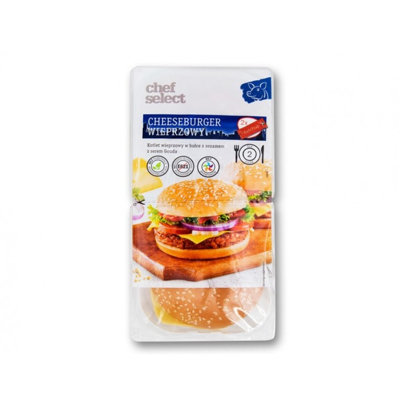 Cheeseburger with Select”, pork 320 g “Chef