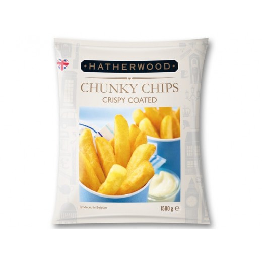 Crispy coated chunky chips “Hatherwood”, 1500 g