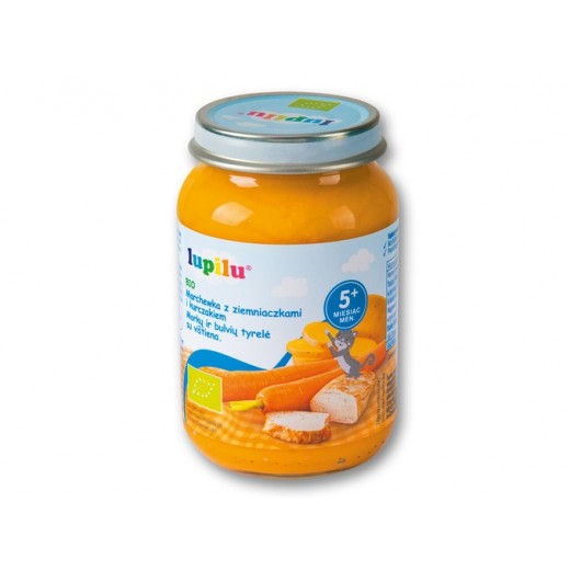 BIO Organic puree Carrot, Potatoes & Chicken, 190 g