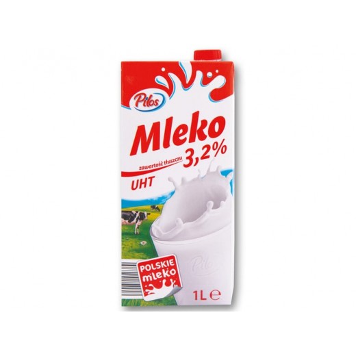 Milk 3,2% "Pilos", 1 L
