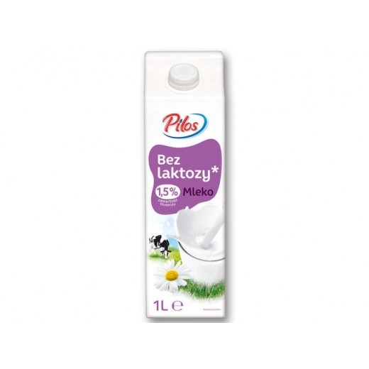 Lactose free milk 1,5% "Pilos", 1 L