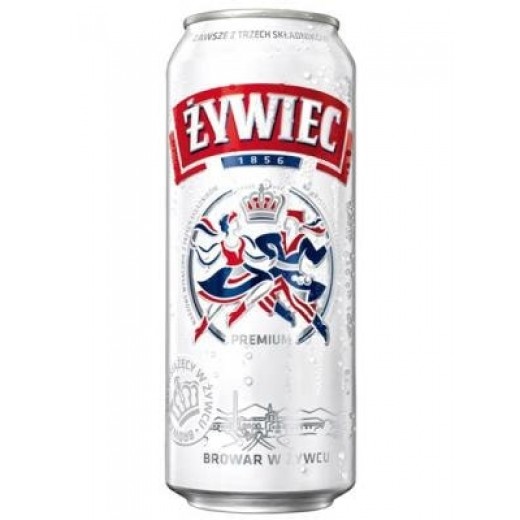 European Pale lager beer 5,6% "Zywiec", 500 ml