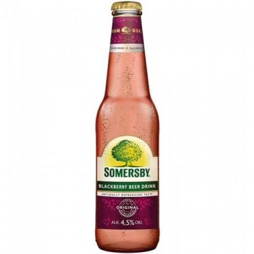 Blackberry cider beer 4,5% "Somersby", 400 ml