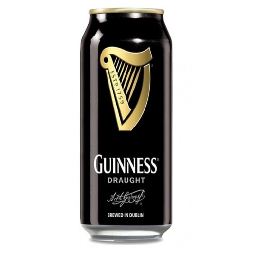 Dry stout beer 4,2% "Guinness Draught", 440 ml