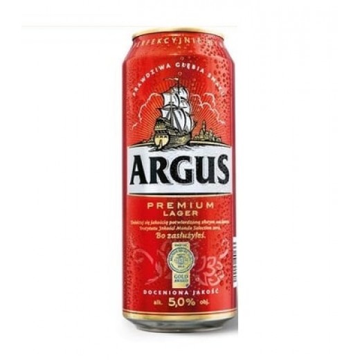 Premium Pale lager beer 5% "Argus", 500 ml