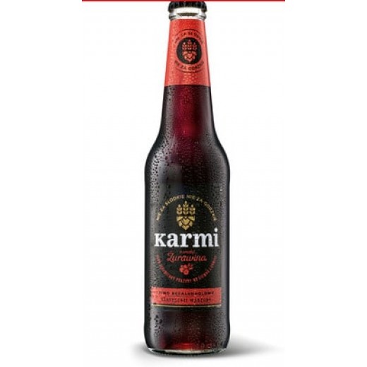 Non alcoholic Cranberry beer 0,5% "Karmi", 400 ml