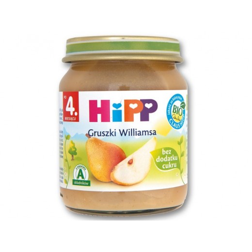 BIO Organic Williams pear puree "Hipp", 125 g