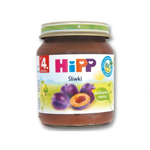 BIO Organic plum puree "Hipp", 125 g