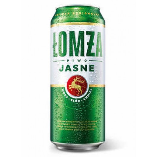 Premium lager beer 5,7% "Lomza Jasne", 500 ml