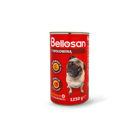 Beef for dog "Bellosan", 1250 g